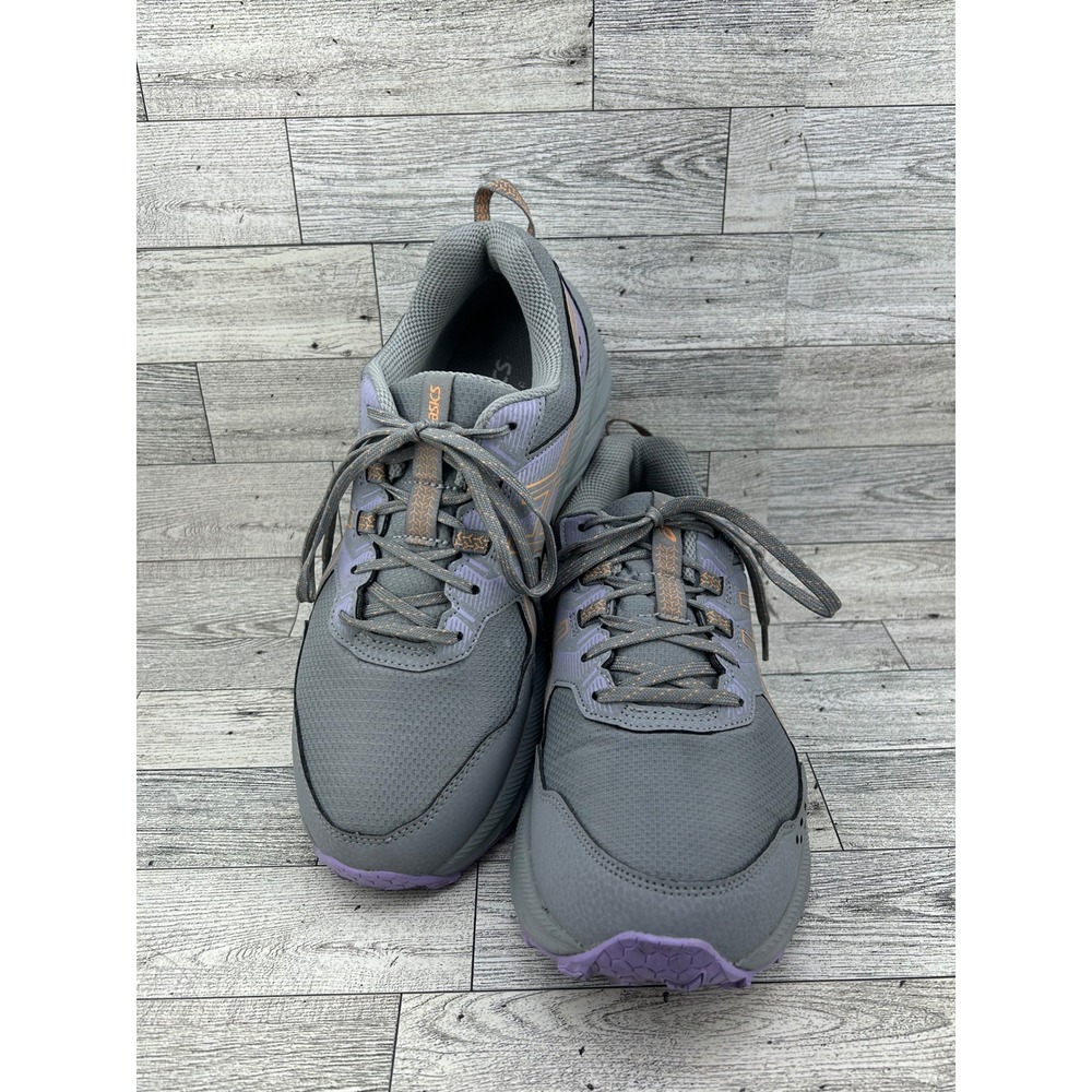 ASICS Gel-Venture 9 Women Sz 9 Wide Grey Lavender Trail Running Shoes 1012B314